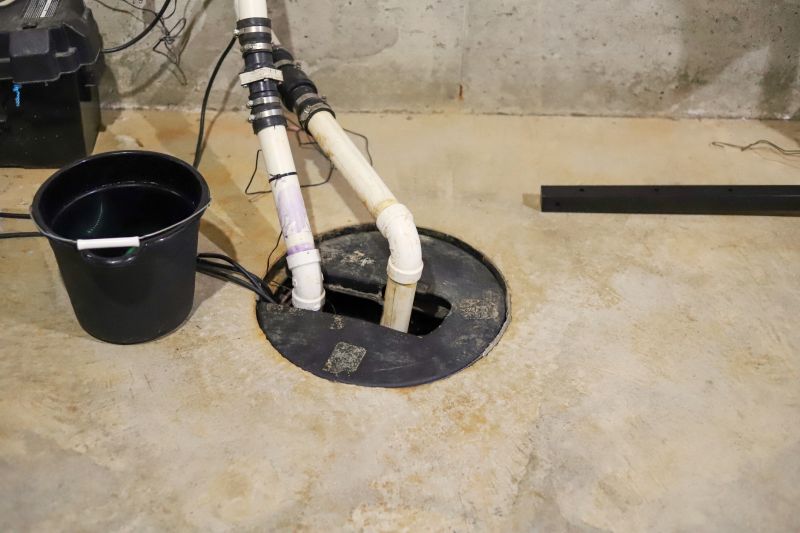 Sump Pump Drainage Installation detail